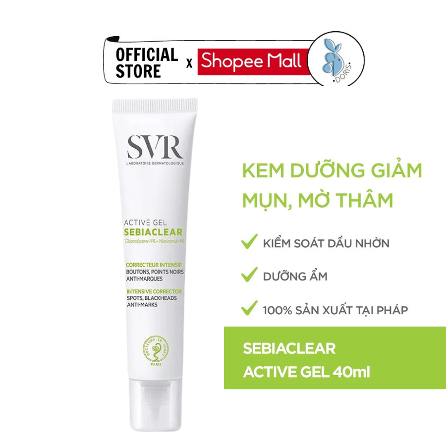 SVR Sebiaclear Active Gel - Kem Dưỡng SVR Active giảm mụn, giảm dầu ...