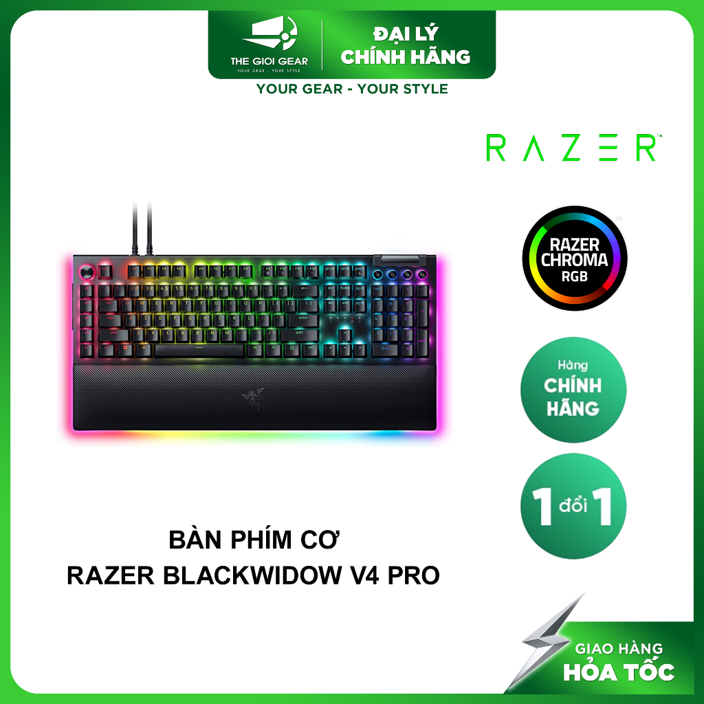 Bàn Phím Cơ Gaming Chính Hãng- Razer …