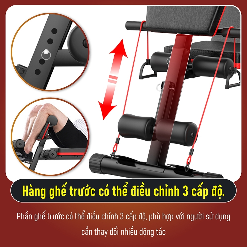Ảnh BG Ghế Tập Bụng Đa Năng Cao Cấp 3 IN 1 mẫu SU-222 2