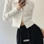 Áo khoác len cardigan khoá zip 2 chiều mùa thu đông thời trang nữ phong cách cá tính CDG003 - Tiktik