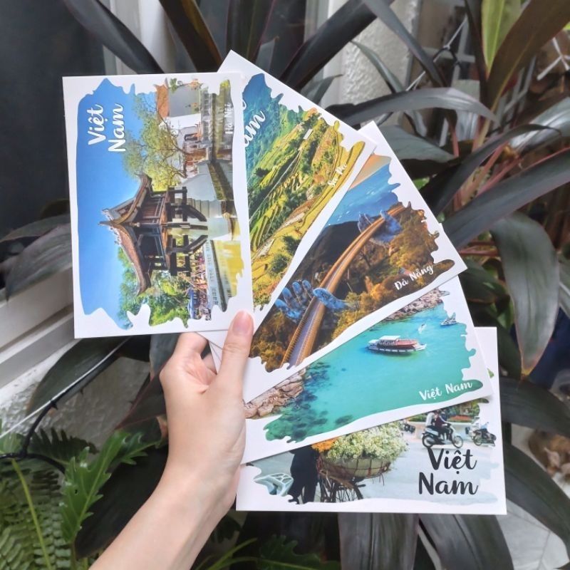 (Mẫu mới T3/25) Postcard lớn - Bưu thiếp hình địa danh Việt Nam ...