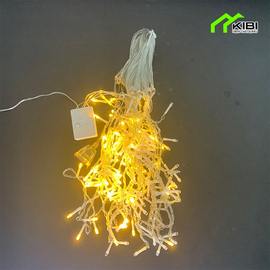 Bộ đèn led thả rèm mưa, thác nước, đèn led dây (6m, 8m, 12m, 16m ...
