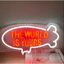 Đèn led neon " The World Is Yours" đa dạng màu sắc trang trí quán cafe, phòng ngủ tạo phong cách riêng | Ccneon