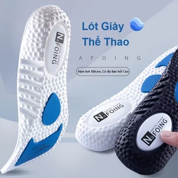Lót giày thể thao Nafoing Cao Cấp, Siêu Êm Chân, Chống Sốc cho Nam Nữ