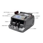 Máy đếm tiền nhập khẩu giá rẻ có chức năng nhân tống theo từng mệnh giá tiền, chia mẻ, cộng dồn SLC 2025 — ảnh 3