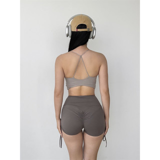 Áo thể thao tập gym,yoga nữ mã thiết kế dây chéo lưng (mã áo105)