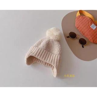 Mũ Len lông cừu THÊU TÊN cho bé 2 đến 5 tuổi, nón cho bé, mũ có bịt tai siêu ấm, dệt kim dày dặn