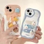 Ốp Điện Thoại Viền Lượn Sóng Gấu / Vịt / Phô Mai Bảo Vệ Camera Chống Sốc Cho iPhone 14 13 12 11 Pro Max XR X 15pr xx1037