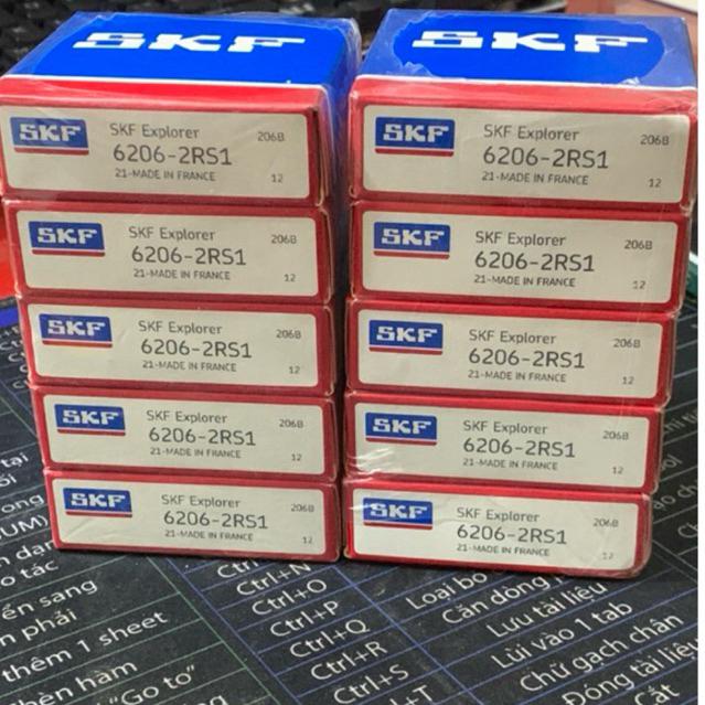Vòng Bi 6206 SKF 2RS1 ( hàng đẹp )