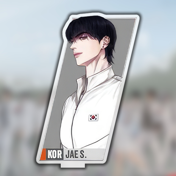 Mô Hình Standee và Móc Khóa Manhwa BL Lezhin BOMTOON Calendar 2024