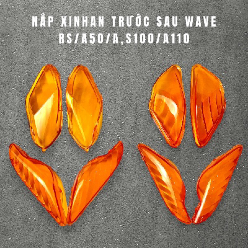 Nắp chụp pha đèn xi nhan trước sau Wave Rs/A50/A,S100/A110 (2006-2023)