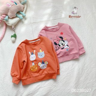 Bộ dài cotton họa tiết xinh xắn cho bé gái 1-6 tuổi (9-23kg) N013