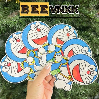 Combo 5 bao lì xì Tết 2026 hình Doraemon phản quang lấp lánh - Nhiều mẫu phong bao mừng tuổi mới - BEE VNXK