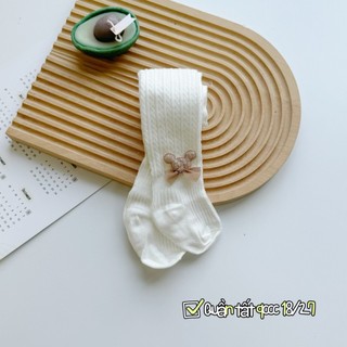 Quần tất len (loại 1 túi zip) hoa/gấu cho bé gái 10-22kg- N012