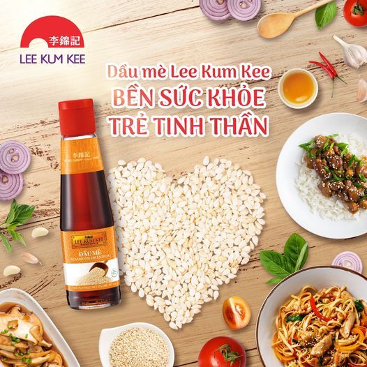 Dầu Mè Lee Kum Kee 207ml - Dầu Mè Thơm Cho Bé Ăn Dặm, Gia Vị Trộn Salad, Ướp Thịt Nướng, Tốt Cho Sức Khoẻ Luka Food