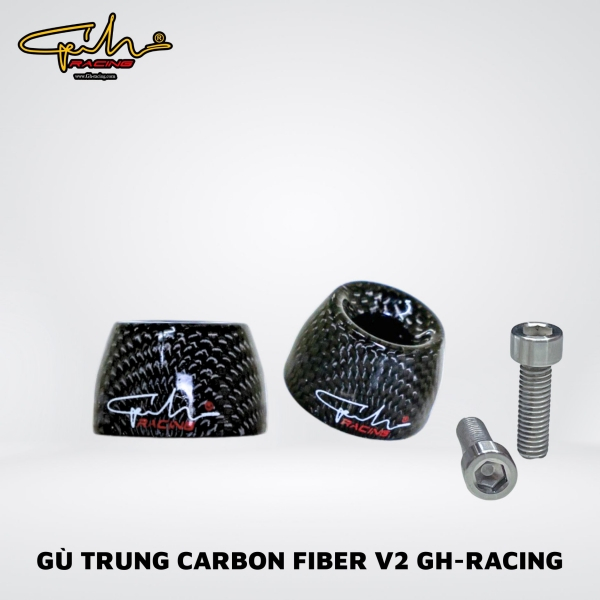 Gù trung Carbon Gh Racing mẫu V2 (Vân Đen) | Shopee Việt Nam
