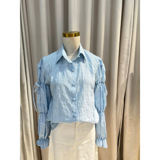 LOOK BASICC - Camila Shirt áo sơ mi tay nhún