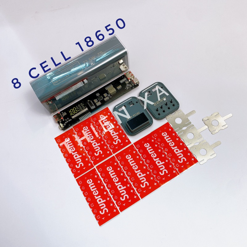 Box sạc dự phòng 8 cell pin 18650[TẶNG FULL PHỤ KIỆN] sạc nhanh 22,5w ...