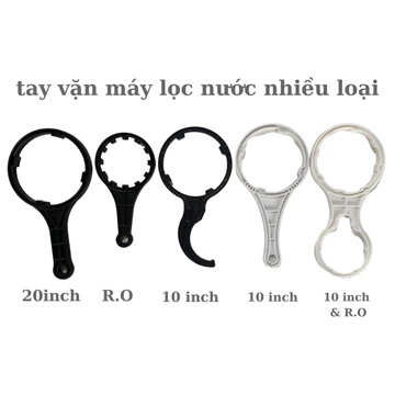Tay vặn cốc lọc 10 inch, 20 inch , Cốc màng lọc RO, mở cốc lọc thô, Tay vặn đa năng