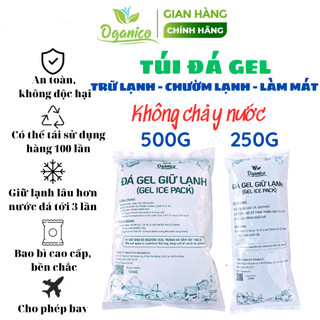 Đá khô giữ lạnh / CÓ KIỂM ĐỊNH / Túi đá gel giữ lạnh thực phẩm, bảo quản sữa mẹ, chườm lạnh, làm lạnh quạt điều hòa