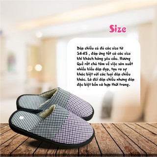 Dép Đi Trong Nhà Mùa Đông Hương Quế DH-21