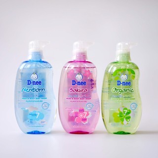Sữa tắm gội toàn thân 2 trong 1 Dnee dịu nhẹ thơm mát cho bé 750ml/380ml