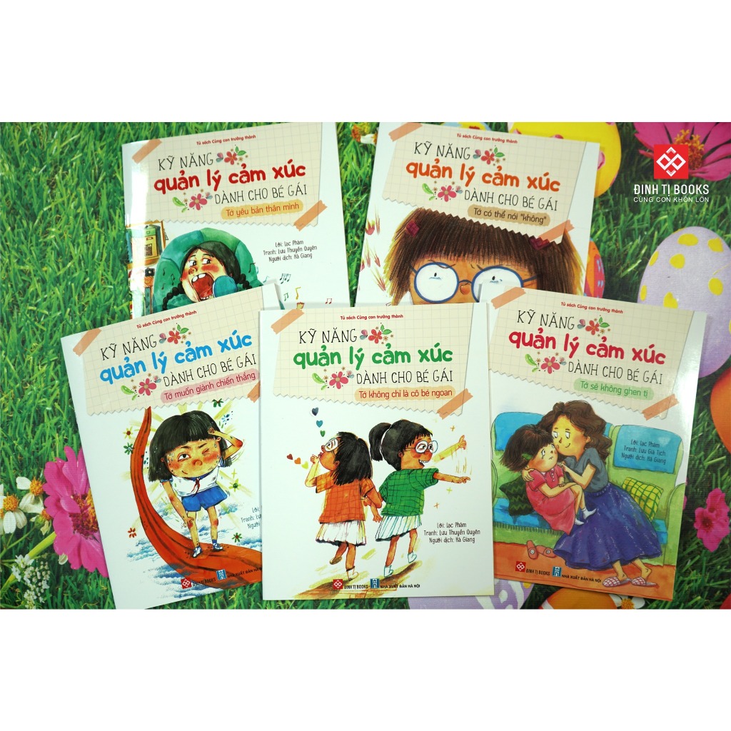 Ảnh Sách - Kỹ năng quản lý cảm xúc dành cho bé gái - Đinh Tị Books 1