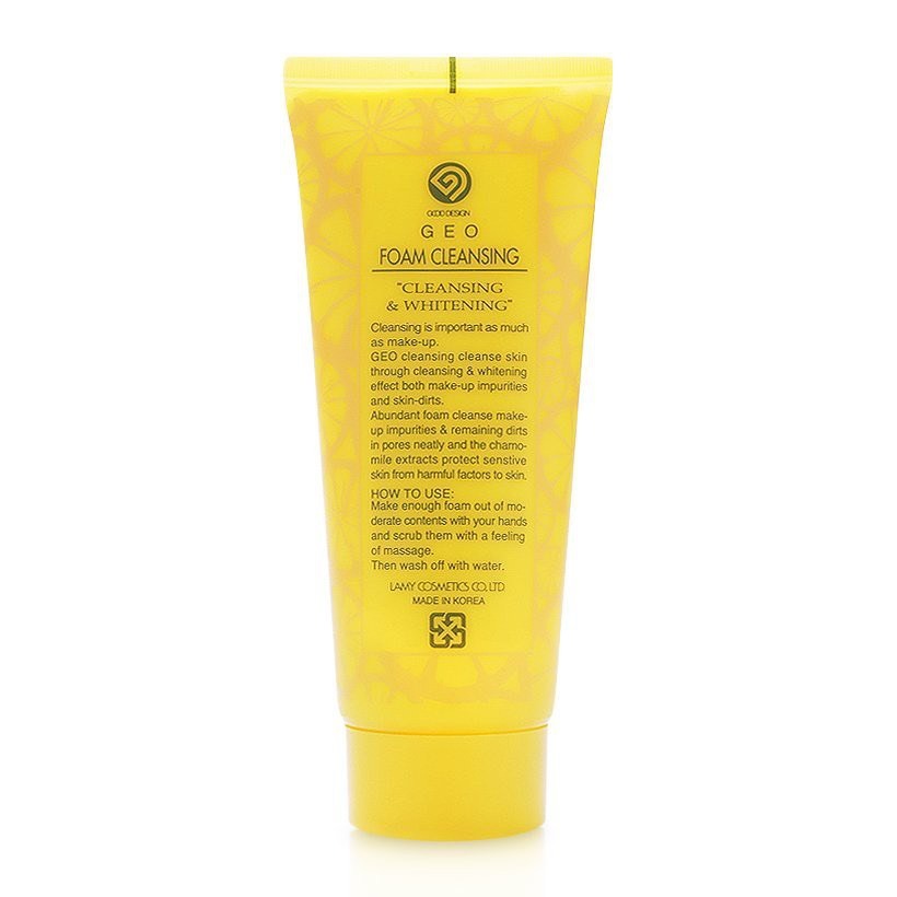 Ảnh Sữa rửa mặt trắng da Geo Vitamin Foam Cleansing 120ml 1