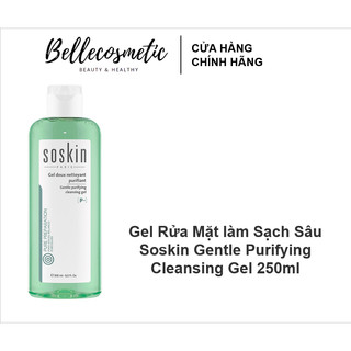 Soskin Gentle Purifying Cleansing - Gel Rửa Mặt Da Dầu Mụn Soskin - [Hàng Cty]