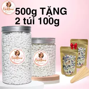 500G Sáp wax lông nóng sữa dừa cao cấp tẩy lông tay chân nách,dùng được cho da nhạy cảm Lyihome