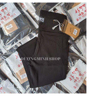 Quần legging cạp cao 10cm kiểu W.Ang – Chất U mì co giãn tốt, ôm dáng, tôn vòng eo, thoải mái vận động