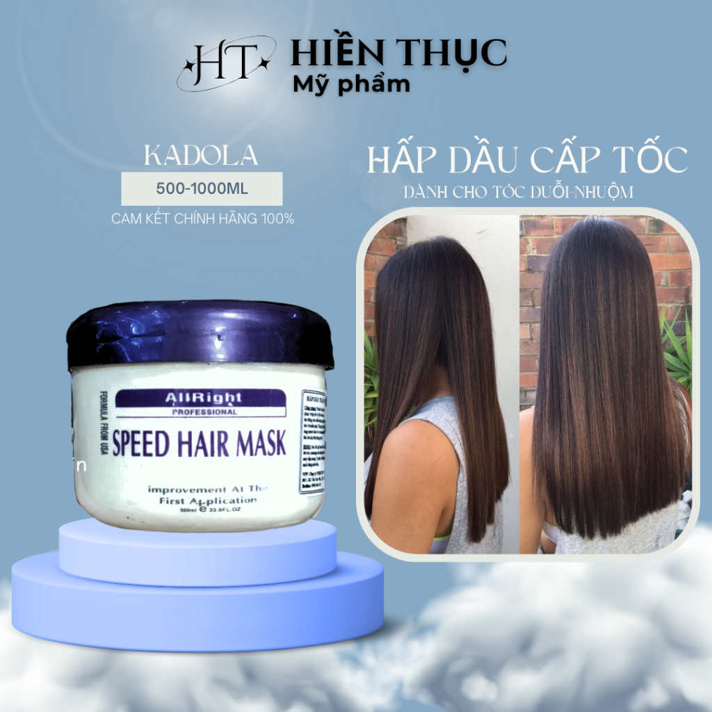 Hấp dầu dưỡng tóc KADOLA phục hồi tóc hư tổn Hấp dầu cấp tốc - Hấp dầu Collagen - Hấp dầu 7 phút