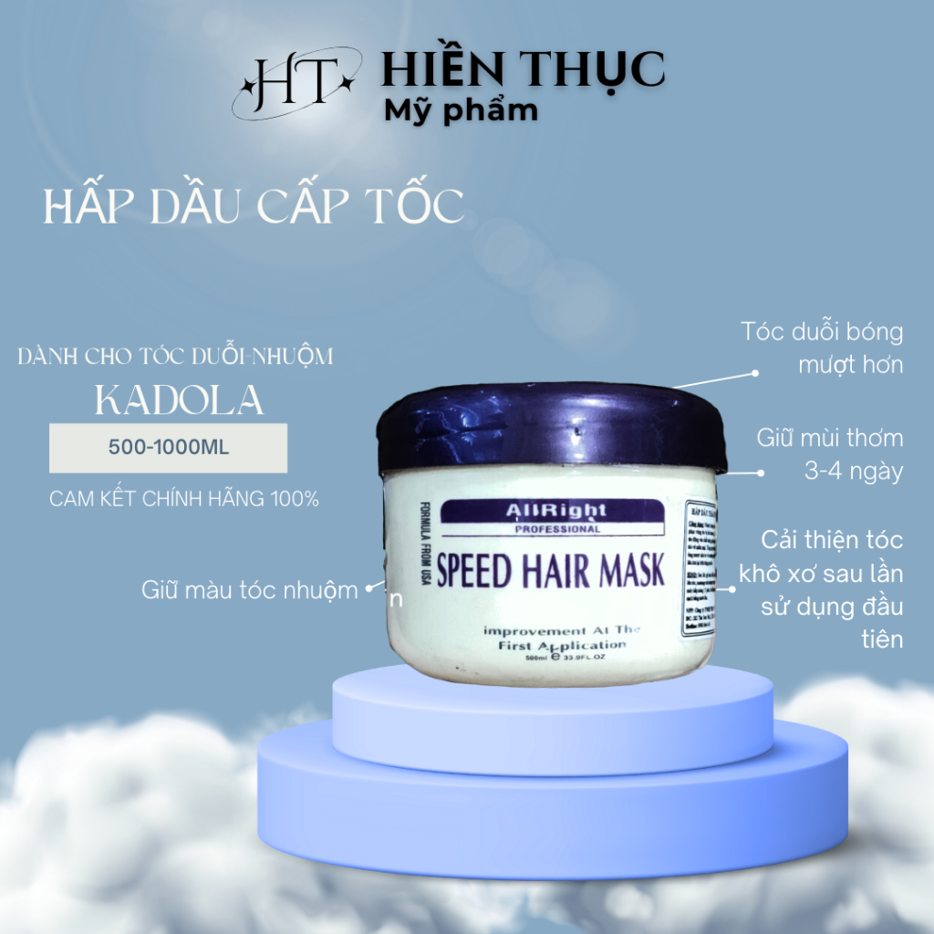 Hấp dầu dưỡng tóc KADOLA phục hồi tóc hư tổn Hấp dầu cấp tốc - Hấp dầu Collagen - Hấp dầu 7 phút