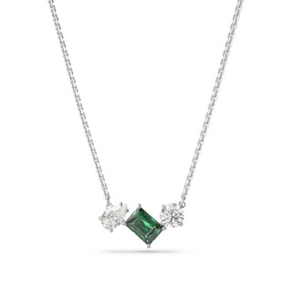 Dây chuyền LAMY Mesmera Mixed cuts Silver Green Necklace 6180