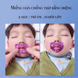 Hộp 30 miếng dán chỉnh hình chống ngáy ngủ, ngủ há miệng vật liệu thân thiện. Miếng dán chống ngáy, nghiến răng vật lý