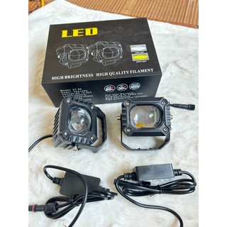 Đèn Led bi tăng sáng, Led bi mắt vuông XT20 dùng chung điện 12v và 24v