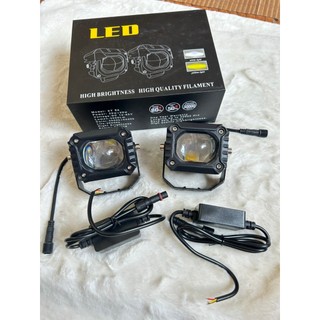 Đèn Led bi tăng sáng, Led bi mắt vuông XT20 dùng chung điện 12v và 24v