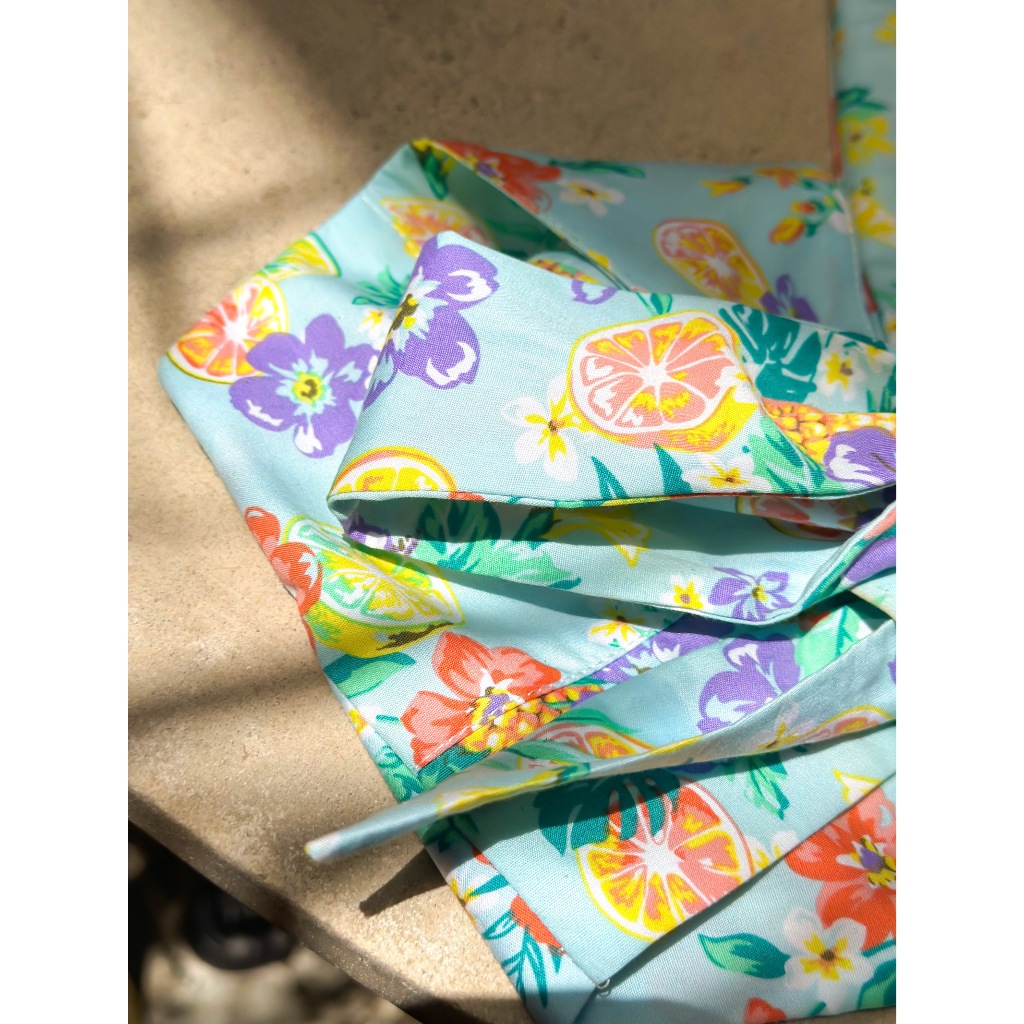 SALE 99K - Set áo và quần hoạ tiết nhiệt đới holiday wear Breezy | 𝐛𝐚𝐧𝐚𝐧𝐚𝐛𝐮