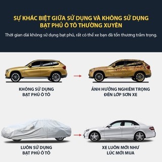 Bạt che phủ xe Toyota Hilux - Hàng 3 lớp tráng nhôm chống nóng, chống xước, chống nước cao cấp