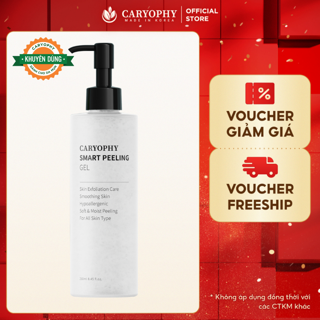 Ảnh Gel tẩy tế bào chết da ngăn ngừa mụn Caryophy Smart Peeling Gel 250ml 1