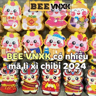 Combo 5 bao lì xì Tết 2026 hình siêu nhân Ironman phản quang lấp lánh - Nhiều mẫu phong bao chibi Giáp Thìn - BEE VNXK