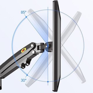 Giá Treo 2 Màn Hình NB - H180 17 - 30 Inch - Tay Treo Màn Hình Kép Xếp Màn Trên Dưới