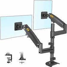 Giá Treo 2 Màn Hình NB - H180 17 - 30 Inch - Tay Treo Màn Hình Kép Xếp Màn Trên Dưới