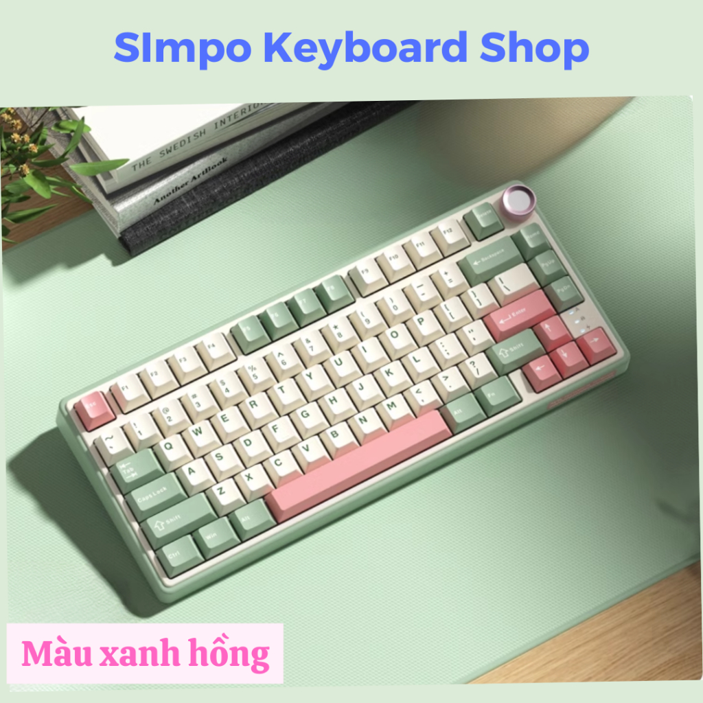 [Sẵn-BH6T] Bàn phím cơ RK R75 3 Mode Led RGB có hỗ trợ Hotswap | Shopee ...