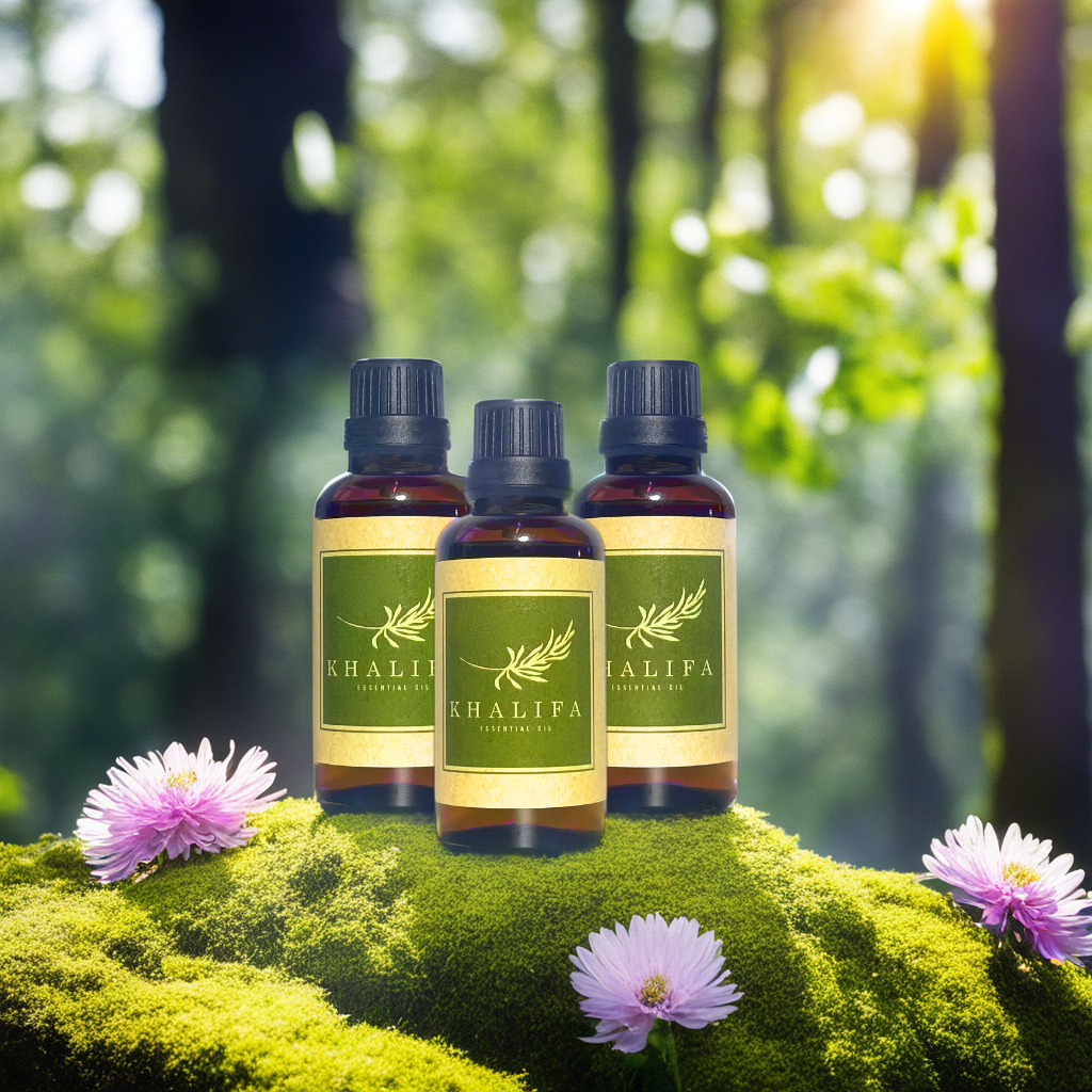 Tinh Dầu Ngàn Hoa Nguyên Chất Khalifa 50ml Tốt Cho Da Giảm Stress Khử Mùi Chống Say Xe Hàng Chính Hãng