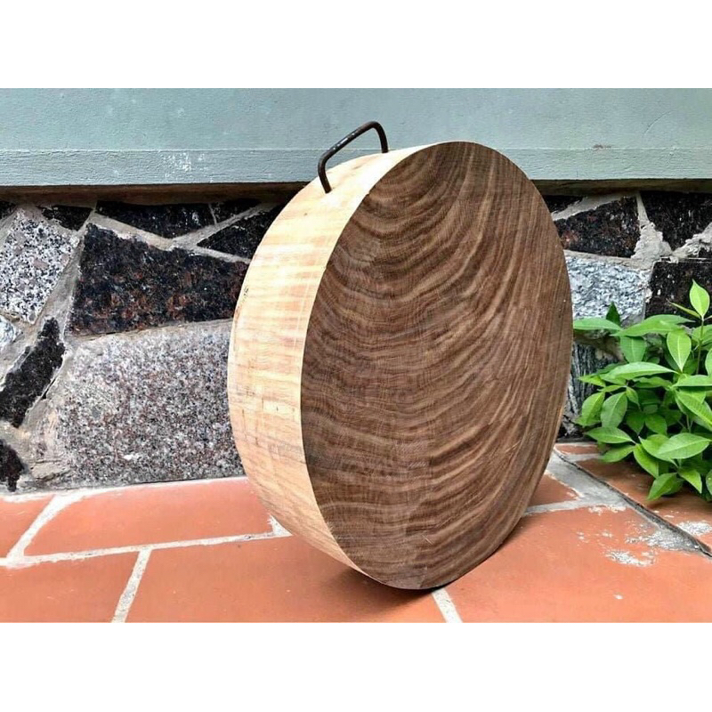 THỚT GỖ NGHIẾN KHÔNG TÂM - 50CM DÀY 10 CM | Shopee Việt Nam