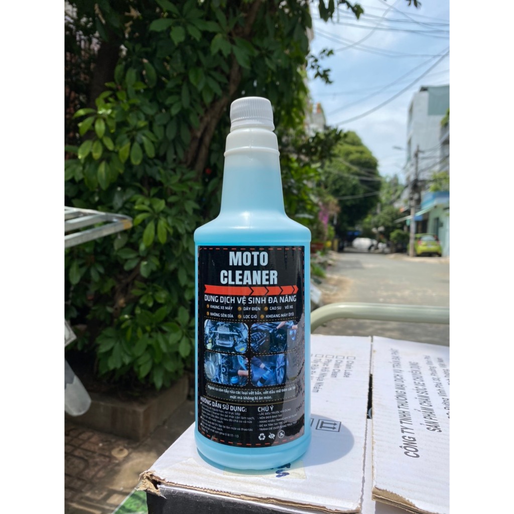 Dung dịch rửa rửa đa năng Moto Cleaner,rửa rửa không chạm vệ sinh xe máy ôtô ,rửa lốc máy đầu bò dây điện, vs nhà bếp.
