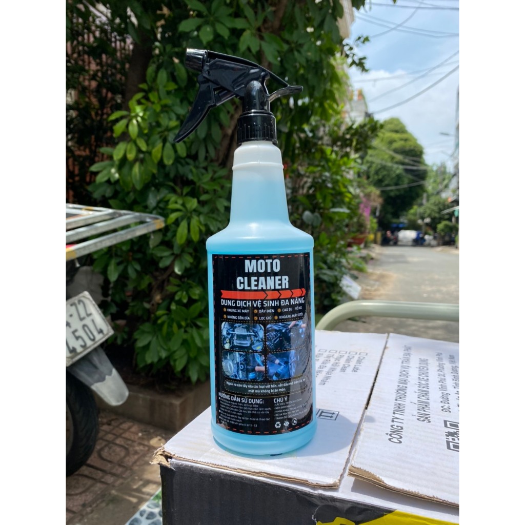 Dung dịch rửa rửa đa năng Moto Cleaner,rửa rửa không chạm vệ sinh xe máy ôtô ,rửa lốc máy đầu bò dây điện, vs nhà bếp.