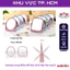 Gương soi trang điểm để bàn 2 mặt, chất liệu lúa mạch, xoay 360 độ