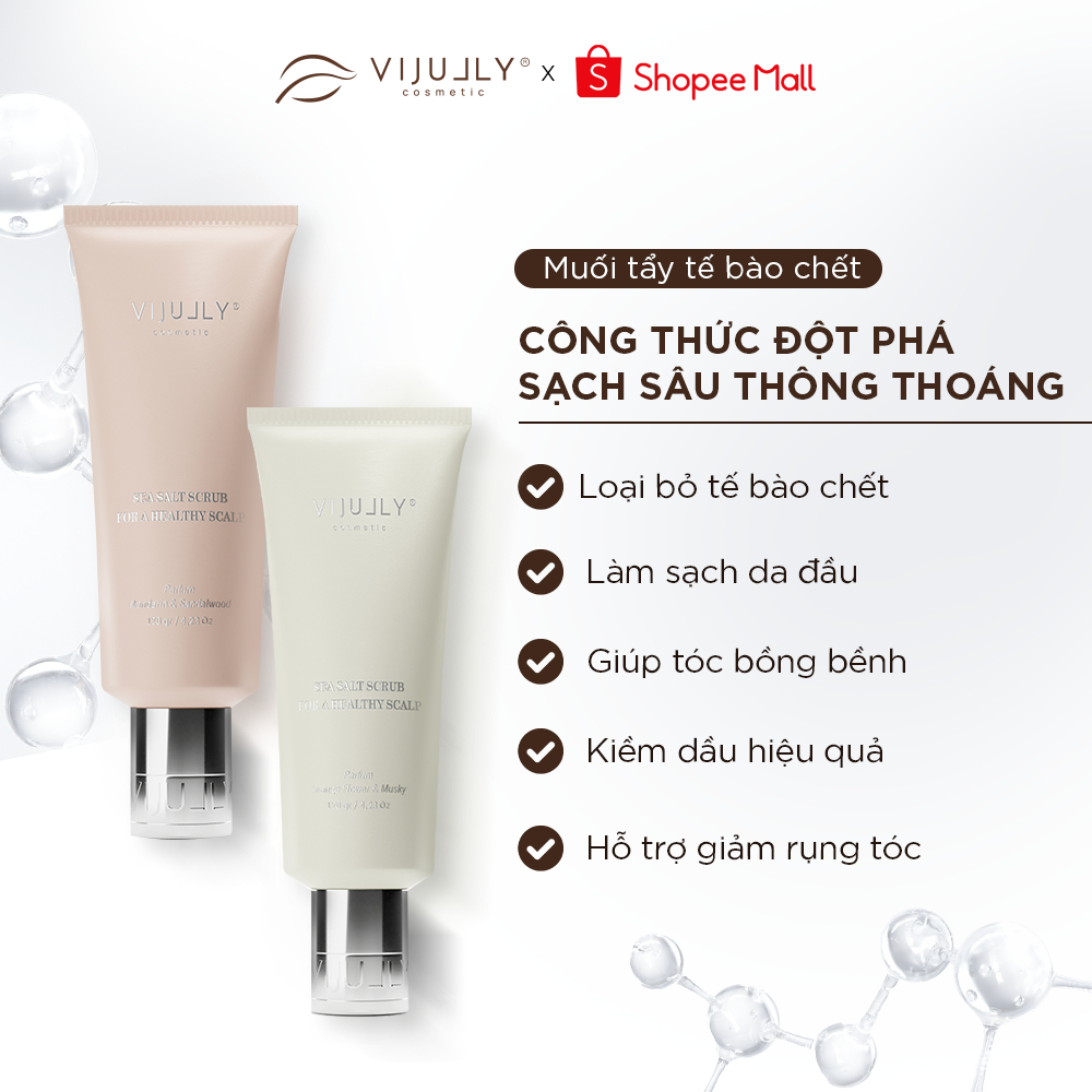 Ảnh Muối Tẩy Tế Bào Chết Da Đầu VI JULLY Giảm Gàu, Giảm Ngứa, Ngăn Rụng và Giảm Bết Tóc 1